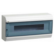 Корпус пластиковый навесной PRIME ЩРН-П-18 IP41 белый (MKP82-N-18-41-10). Корпус пластиковый. IEK