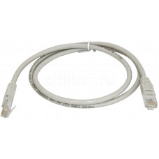 PC-LPM-UTP-RJ45-RJ45-C5e-1M-LSZH-GY. Патч-корд медный. Hyperline