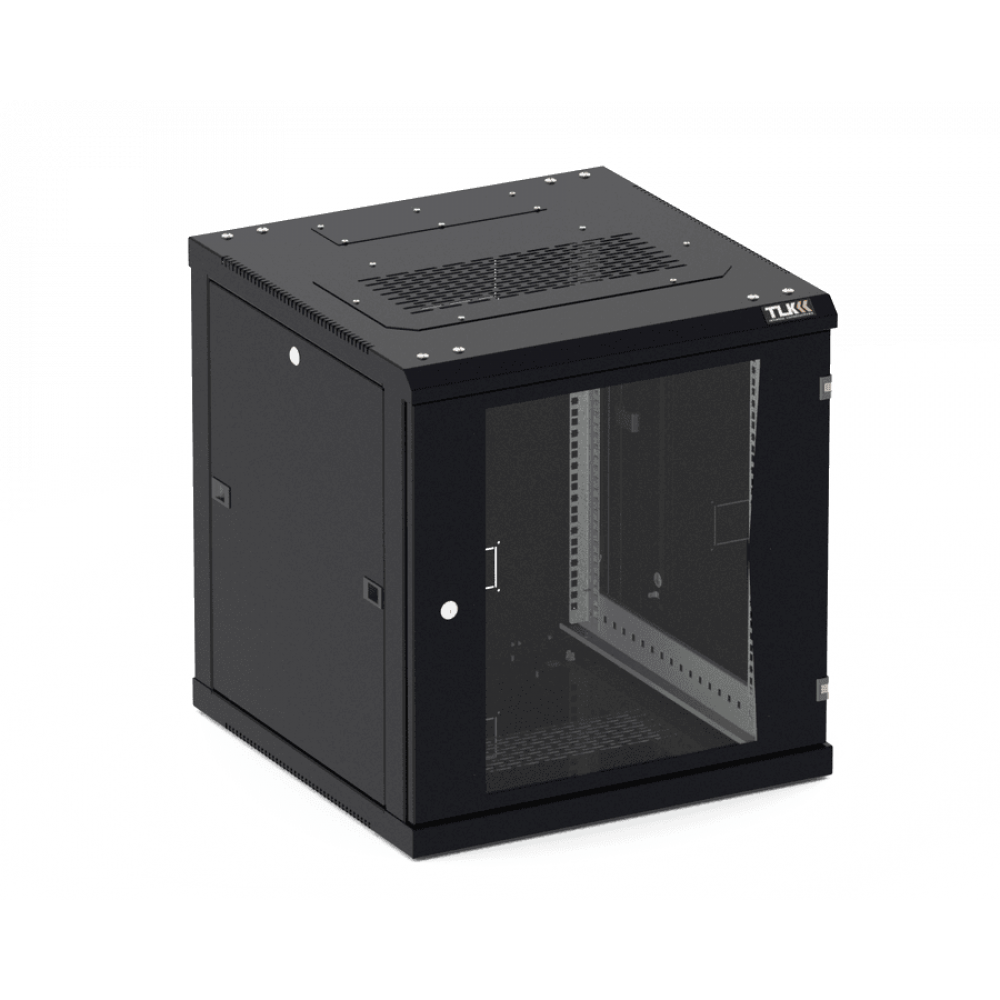 TWC-066060-R-G-BK. Шкаф телекоммуникационный 19 настенный 6U. NIKOMAX