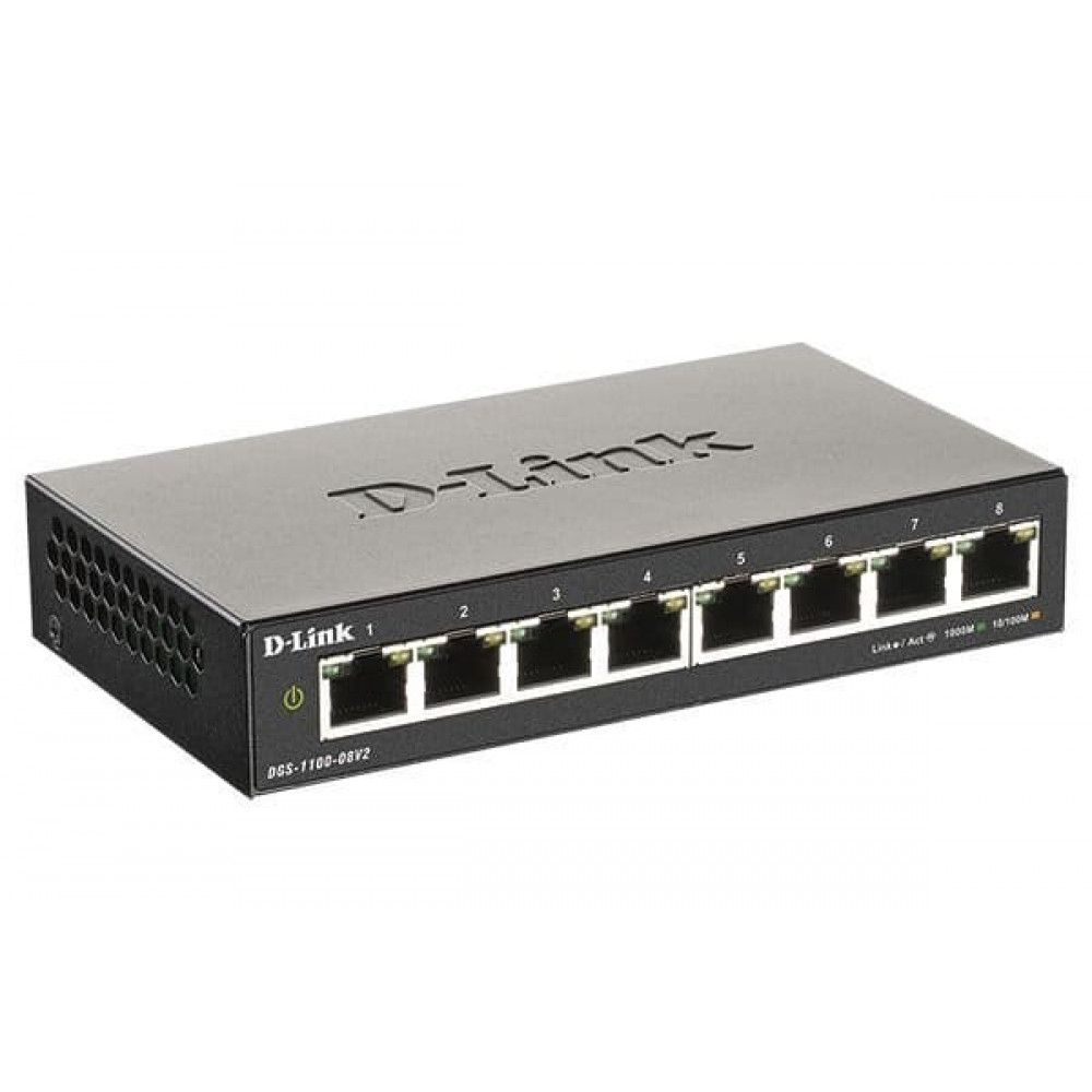 DGS-1100-08V2/A1A. Коммутатор. D-Link