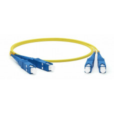 FC-D2-9-SC/UR-SC/UR-H-15M-LSZH-YL. Патч-корд волоконно-оптический. Hyperline
