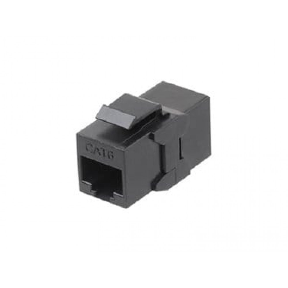 CA2-KJ-C6-BK. Проходной адаптер. Hyperline