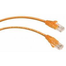 PC-UTP-RJ45-Cat.5e-1m-OR (7675c), оранжевый. Патч-корд медный. CABEUS