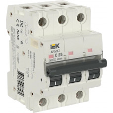 M06N 3P C 25А 6кА ARMAT (AR-M06N-3-C025). Автоматический выключатель. IEK
