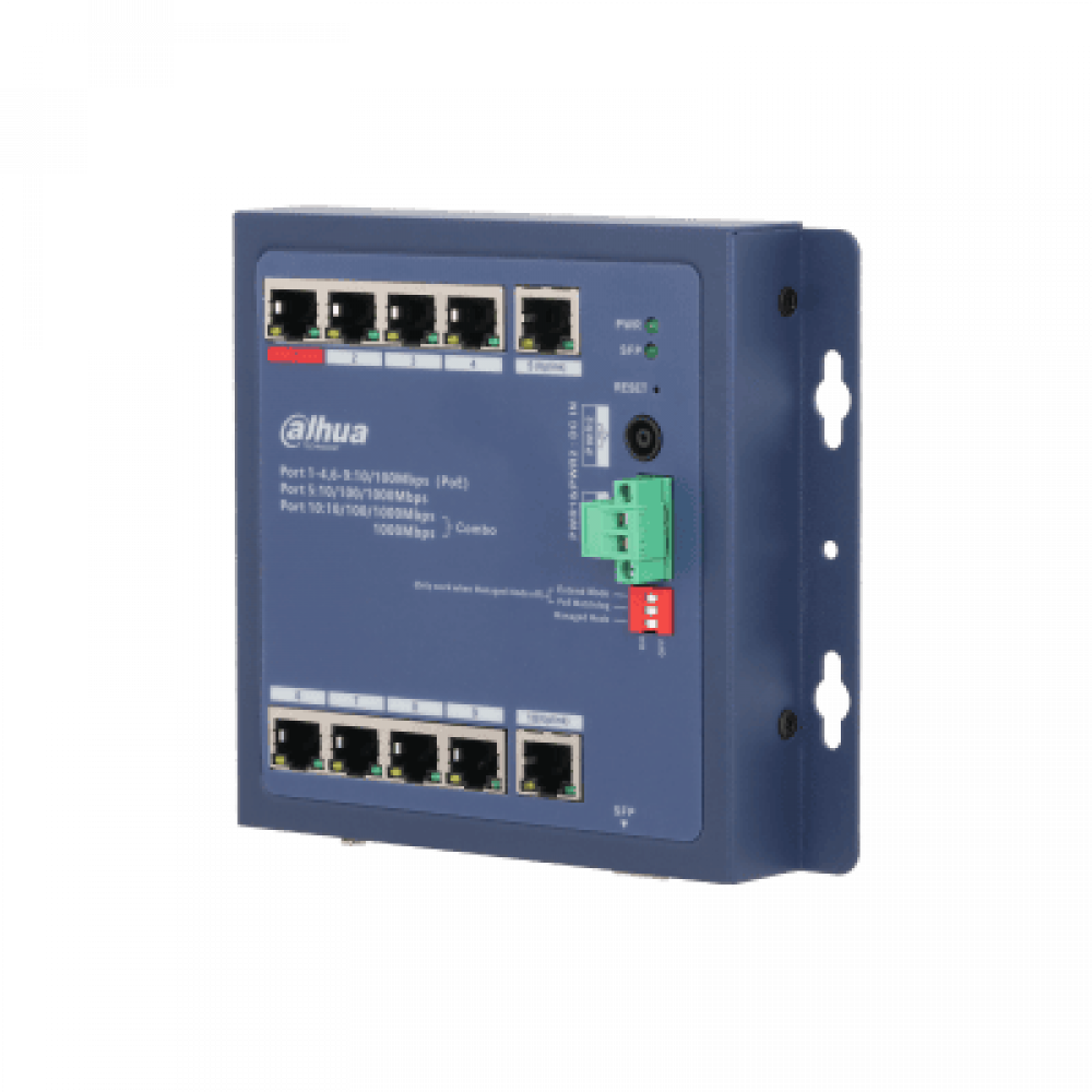 DH-CHS4110-8ET-90-F. Сетевой PoE коммутатор. Dahua