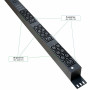 SMART-PDU-32-1P-36C13-6C19-I309-CM (12601c). Блок контроля и распределения питания. CABEUS