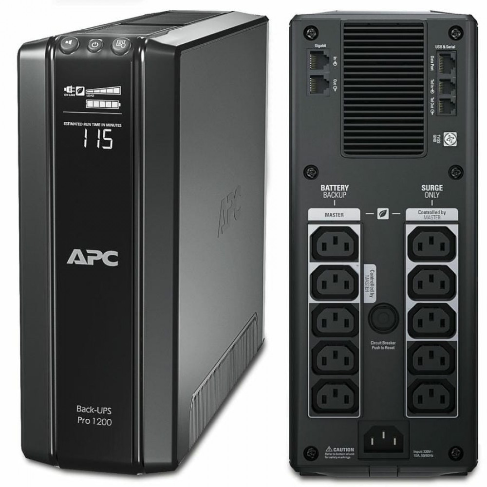 BR1200GI APC Back-UPS Pro 1200 ВА. Источник бесперебойного питания. APC