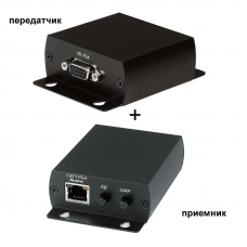 TTA111VGA. Комплект активный приемник + активный передатчик VGA-видеосигнала. SC&T