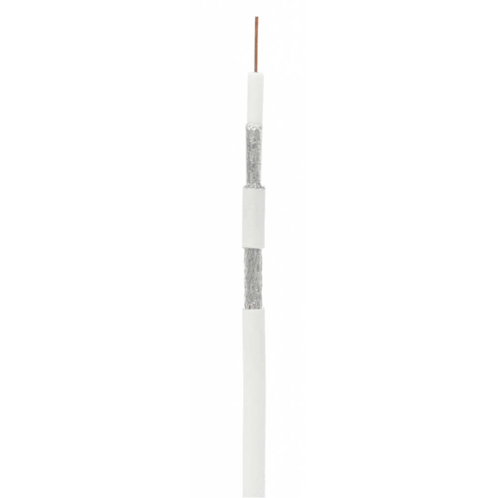RG-11 CCS, In, PVC (EC-C2-21123A-WT-3). Кабель коаксиальный омедненный. NETLAN
