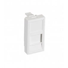 EC-IMH-1-WT-10 (10шт). Вставка 45x45 (Mosaic) для 1 модуля Keystone Jack. NETLAN