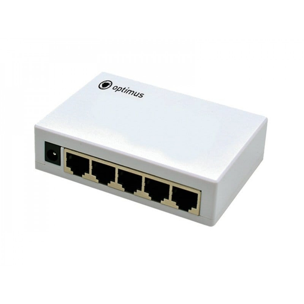 U1EN-5G. Коммутатор 5-портовый. Optimus