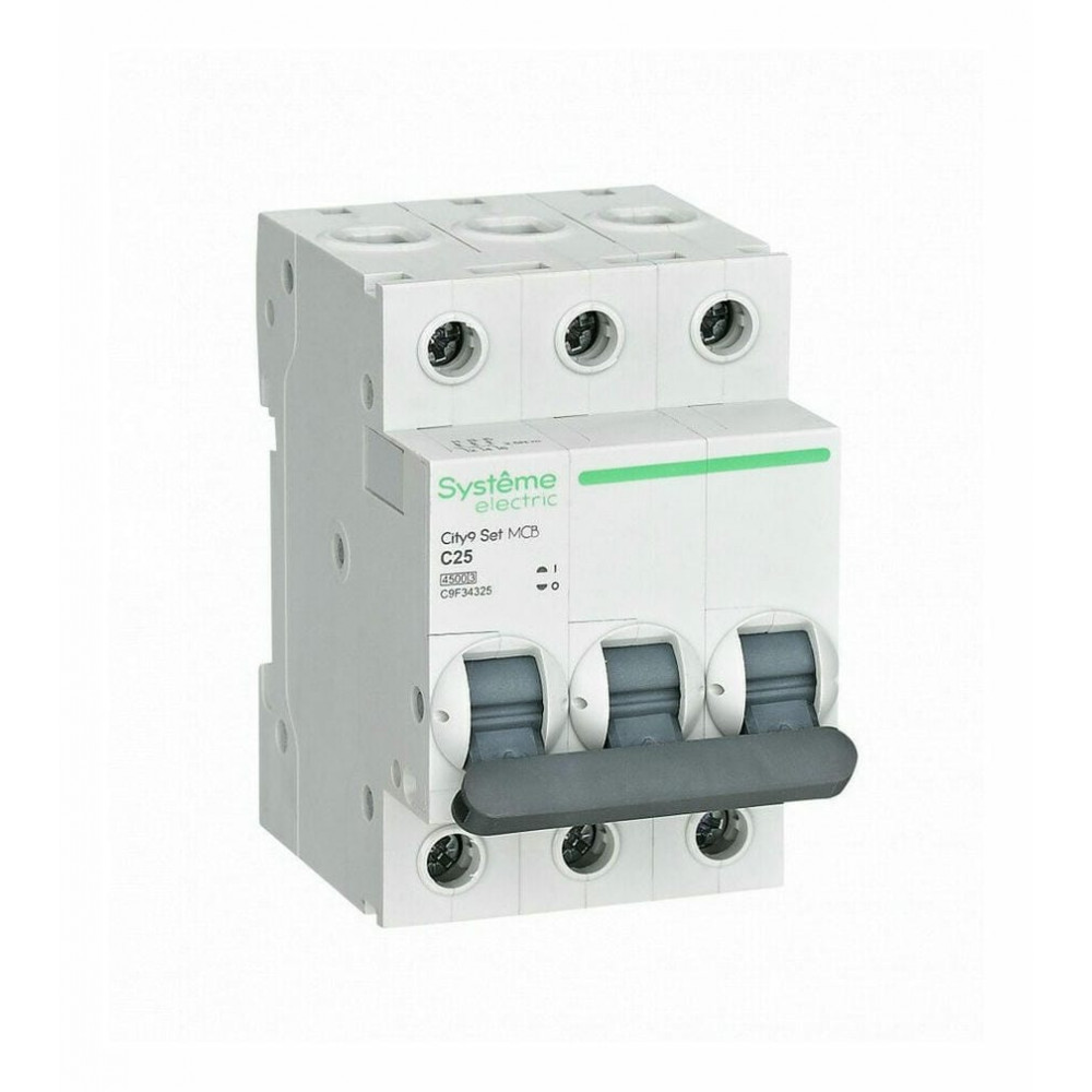 City9 Set 3P 25А 4.5kA С (C9F34325). Автоматический выключатель. Systeme Electric