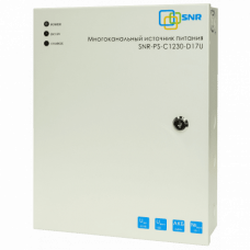 SNR-PS-C1230-D17U. Многоканальный источник питания 16x1.56А+ 1x5А, 12В DC, 30A. SNR