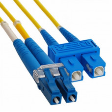 Патч-корд оптический переходной (SM), 9/125 (OS2), LC/UPC-SC/UPC, (Duplex), LSZH, 3м REXANT (50-2411). Патч-корд оптический. Rexant