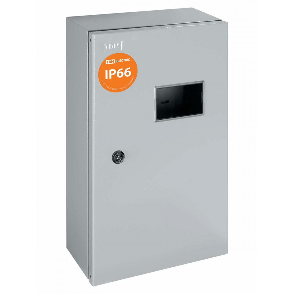 ЩУ-3ф/1-0-12 IP66 (ЩУРН-3/12) (540х310х165) TDM (SQ0905-0098). Щит учётно-распределительный. TDM ЕLECTRIC