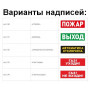 С2000Р-ОСТ-24 исп.03 Газ! Уходи!. Оповещатель световой радиоканальный. Болид