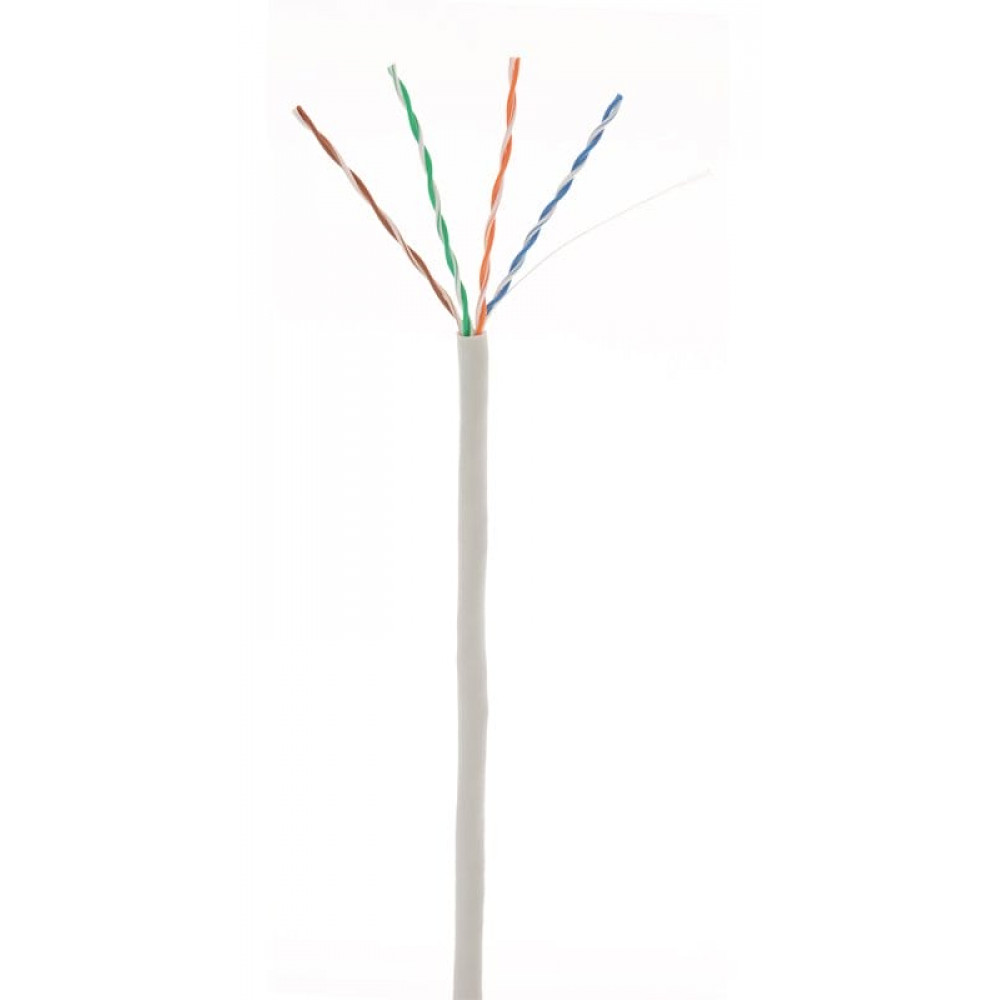 U/UTP 4pair, Cat5e, In, PVC (UEC-UU004-5E-PVC-GY). Кабель «витая пара» (LAN) для структурированных систем связи. NETLAN