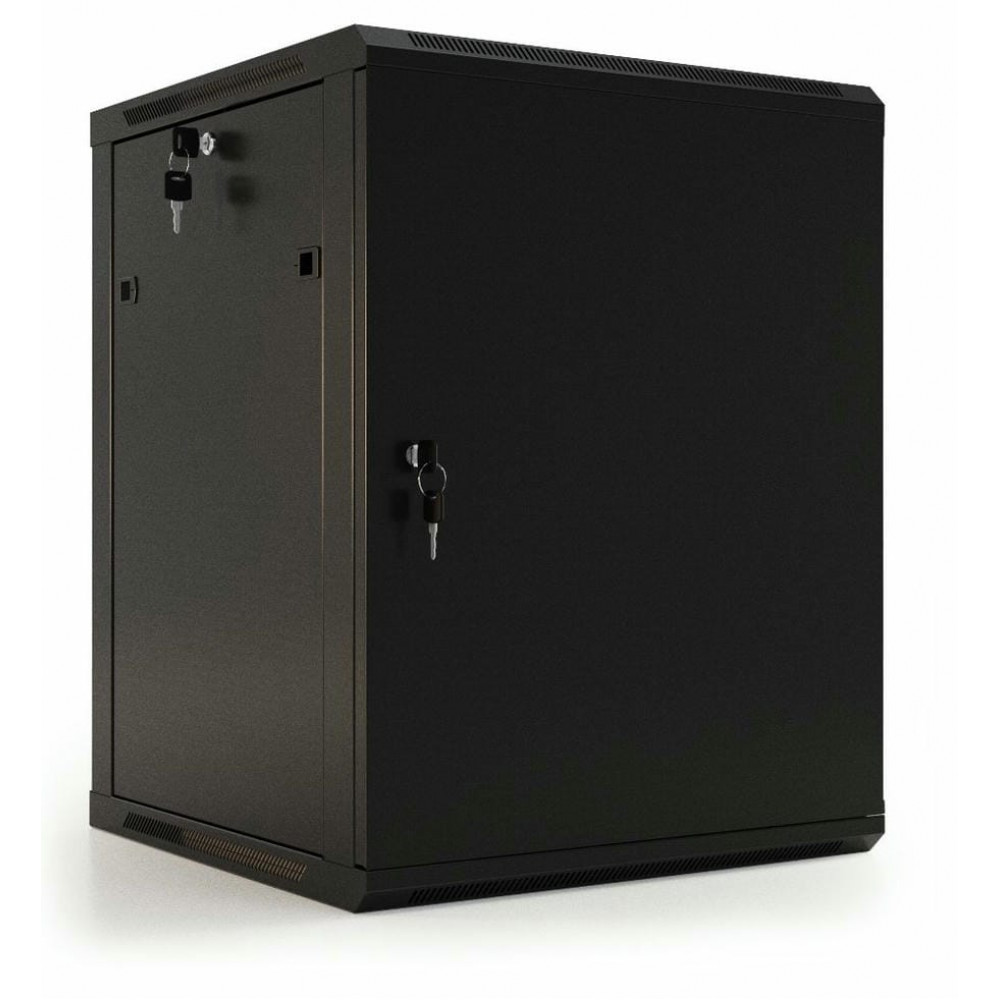 TWB-2245-SR-RAL9004. Шкаф телекоммуникационный 19 настенный 22U. Hyperline