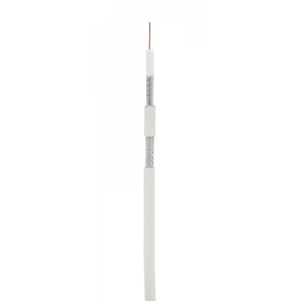 RG-6 CCS, In, PVC (UEC-C2-32123A-WT-3). Кабель коаксиальный омедненный. NETLAN