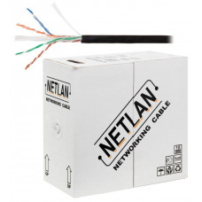U/UTP 4pair, Cat6, Solid, Out, PE (EC-UU004-6-PE-BK). Кабель «витая пара» (LAN) для структурированных систем связи. NETLAN