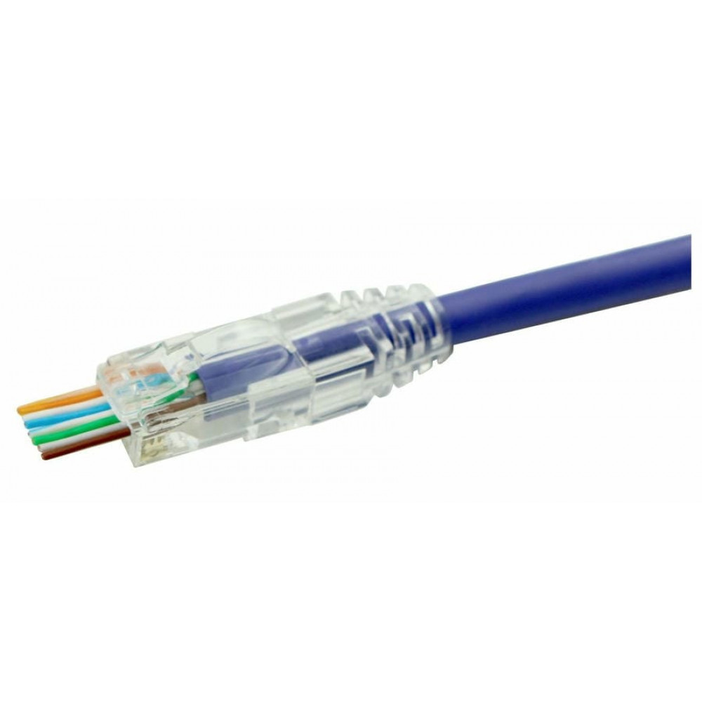PLEZ-8P8C-UA-C5-100 (100 шт). Разъем RJ-45. Hyperline