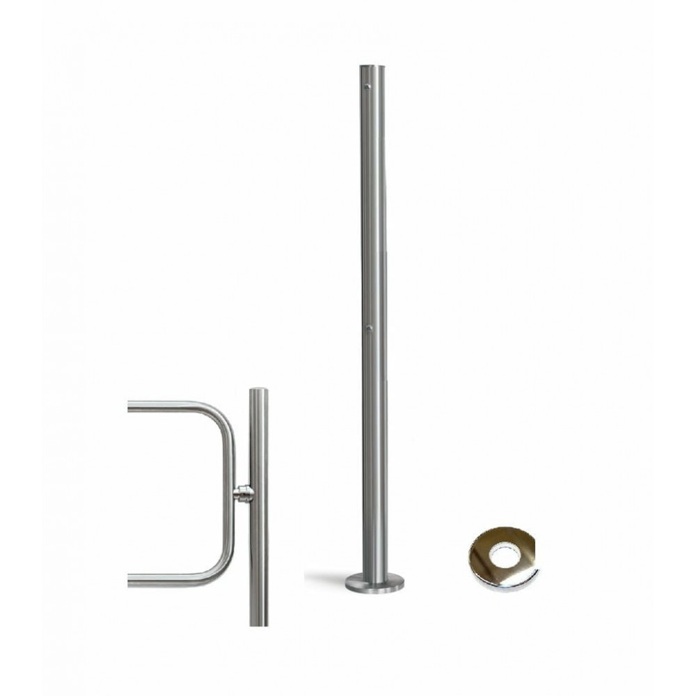 PERCo-BH02 2-04/EL с крышкой. Стойка с эл/магн.устр. блокировки. PERCo