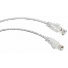 PC-UTP-RJ45-Cat.5e-1m-WH (7672c), белый. Патч-корд медный. CABEUS