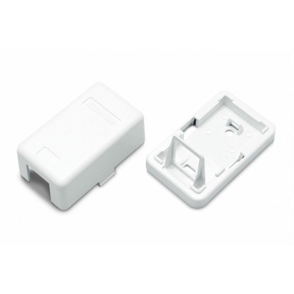 SBB3-1-WH. Корпус настенной розетки. Hyperline