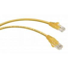 PC-UTP-RJ45-Cat.6-0.3m-YL (8703c), желтый. Патч-корд медный. CABEUS