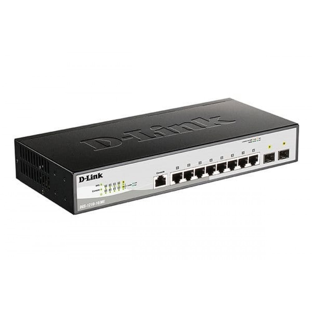 DGS-1210-10/ME/A1A. Коммутатор 8-портовый. D-Link
