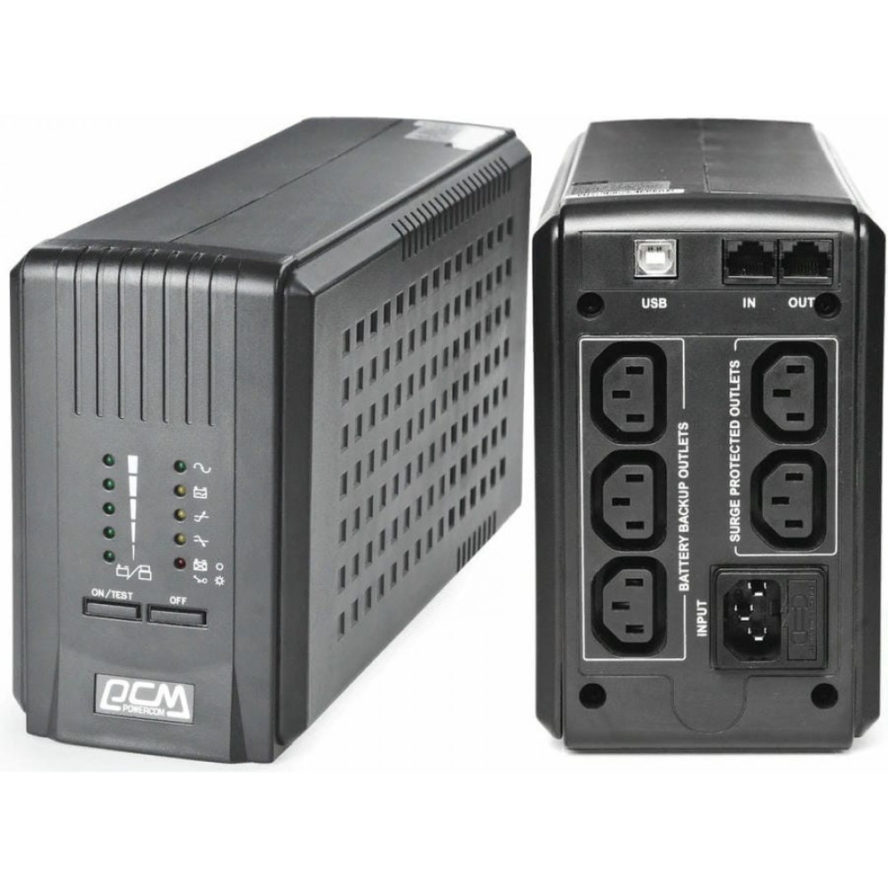 Smart King Pro+ SPT-500-II 400Вт 500ВА черный. Источник бесперебойного питания. POWERCOM