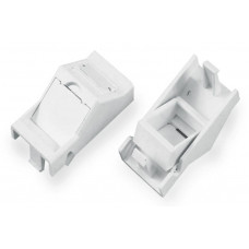 SIP2A-1K-M45-22.5. Вставка угловая 45x22.5 (аналог Mosaic) для 1 модуля формата Keystone Jack. Hyperline