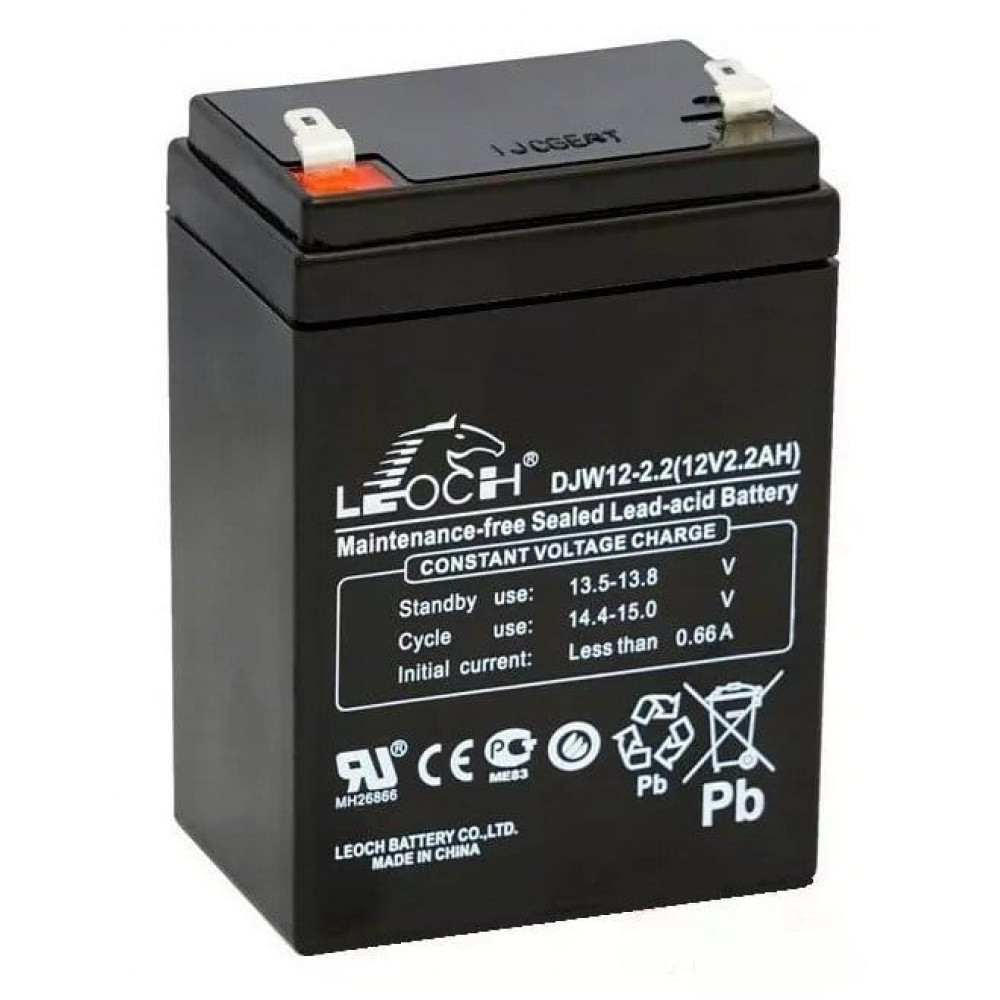 LEOCH DJW12-2,2. Аккумулятор герметичный свинцово-кислотный. LEOCH