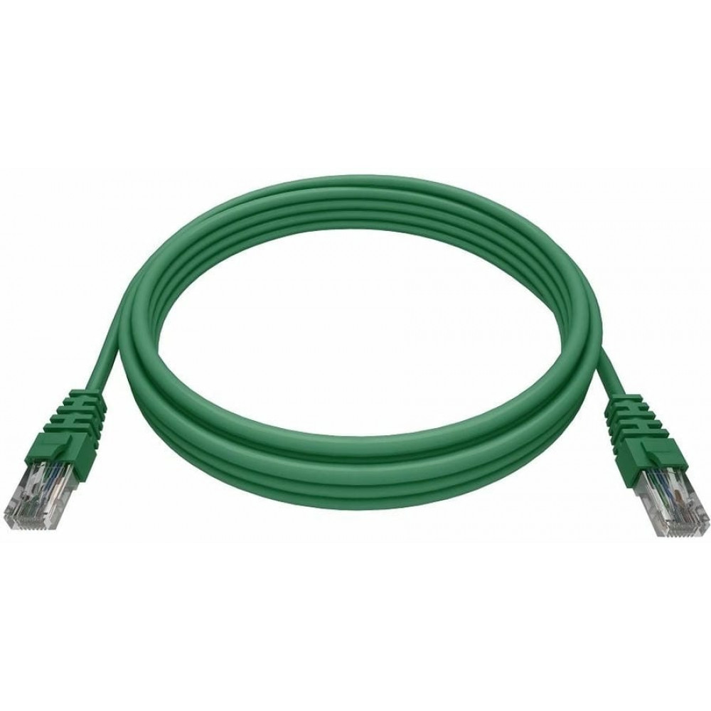 NTSS-PC-UTP-RJ45-5e-0.15-LSZH-GN UTP RJ-45 кат.5E 0.15м зеленый. Патч-корд медный. NTSS