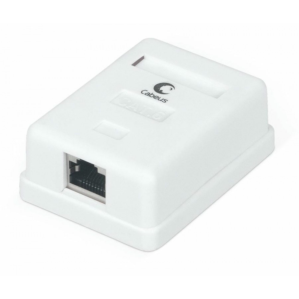 WS-8P8C-Cat.6-SH-1 (7988c). Розетка RJ-45. CABEUS