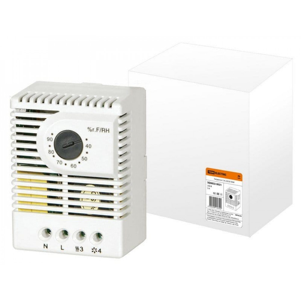 Гигростат 5А 230В (SQ0832-0021). Датчик влажности воздуха. TDM ЕLECTRIC