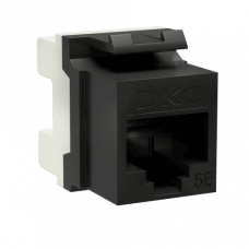 Модуль Keystone RJ45 CAT5E, 180 градусов, черный (RNK5EU180BK). Модуль неэкранированный. ДКС Модуль Keystone RJ45 CAT5E, 180 градусов, черный (RNK5EU180BK). Модуль неэкранированный. ДКС
