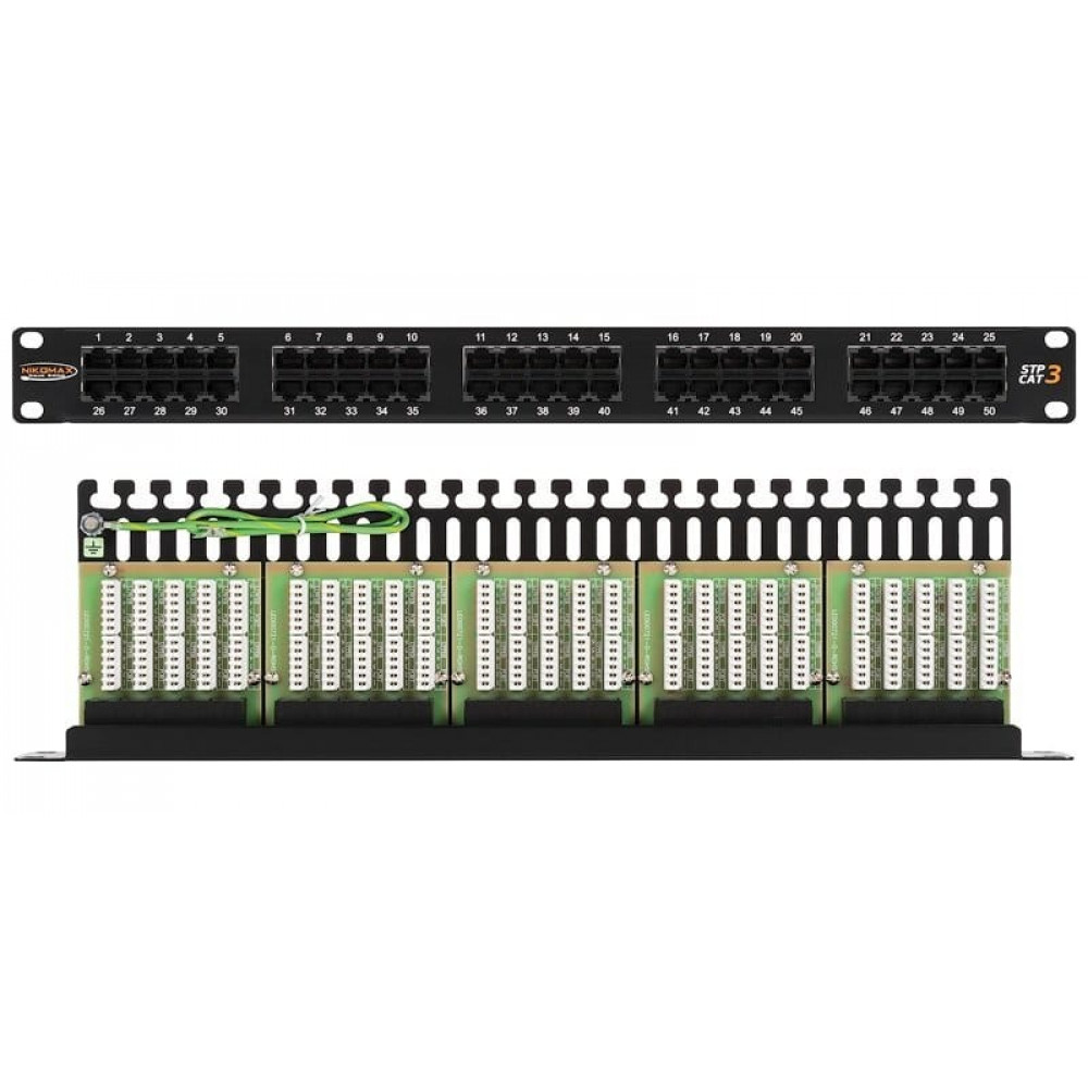 NMC-RP50UC3-1U-BK. Патч-панель 19. NIKOMAX ESSENTIAL