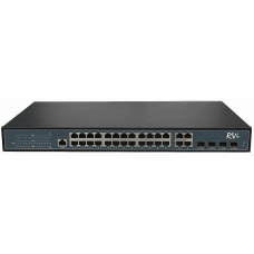 RVi-1NSM24G-4C. Коммутатор с питанием по PoE. RVi