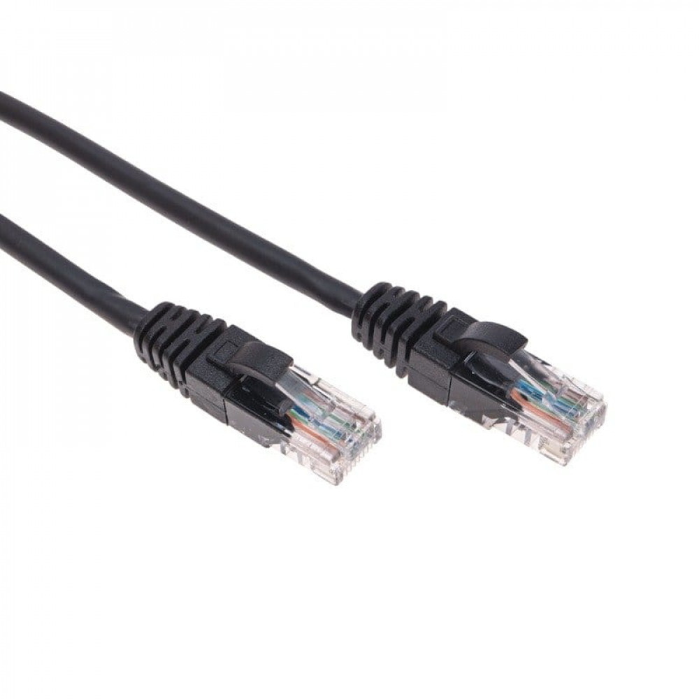 Патч-корд U/UTP, CAT 5e, RJ45-RJ45, 26AWG, LSZH, черный, 1м  REXANT (02-0102-1). Патч-корд UTP. Rexant