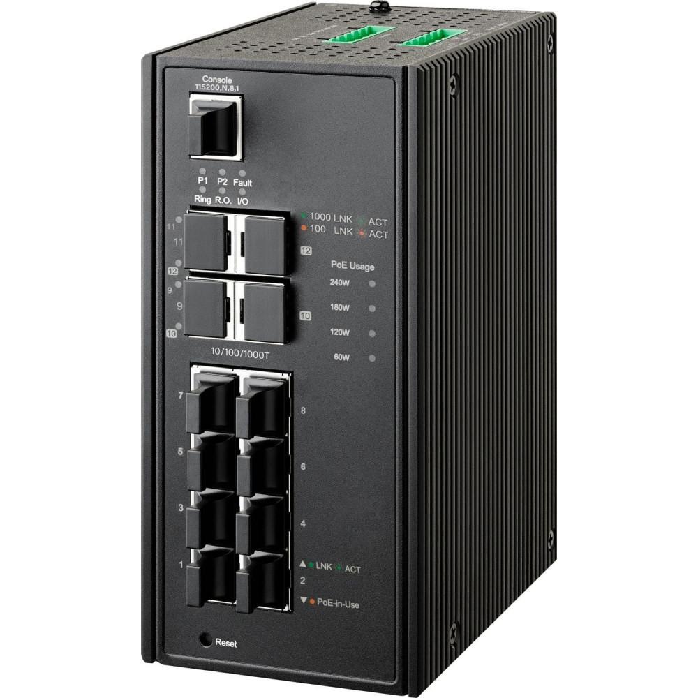NIS-3500-3412PGE (64PY0804). Коммутатор управляемый с PoE. NSGate