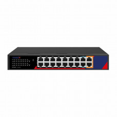 TR-NS1118-240-16POE. Коммутатор с PoE. Trassir