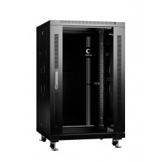 SH-05C-18U60/60-BK (8555c). Шкаф телекоммуникационный 19 напольный 18U. CABEUS