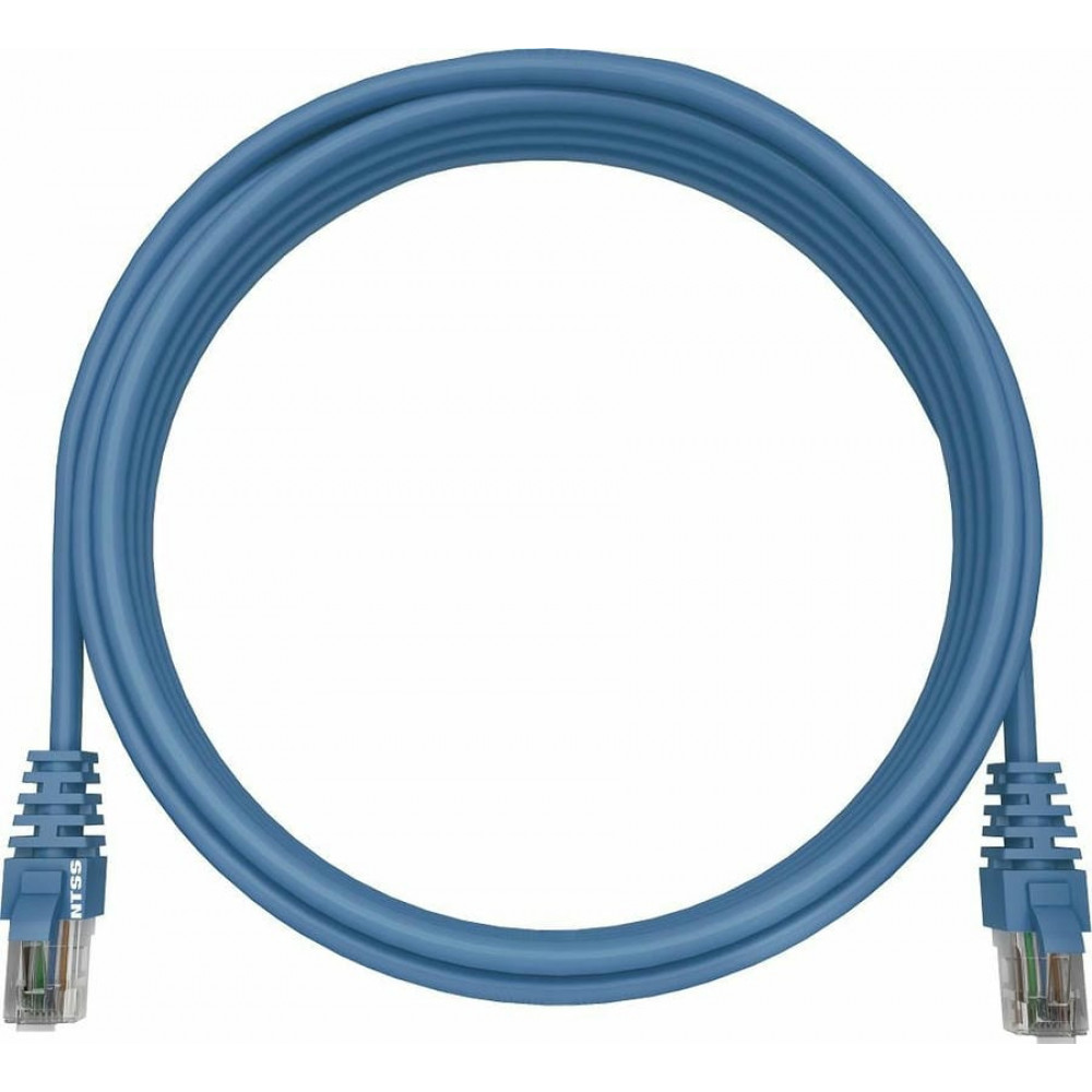 NTSS-PC-UTP-RJ45-5e-1.0-LSZH-BU UTP RJ-45 кат.5E 1м синий. Патч-корд медный. NTSS
