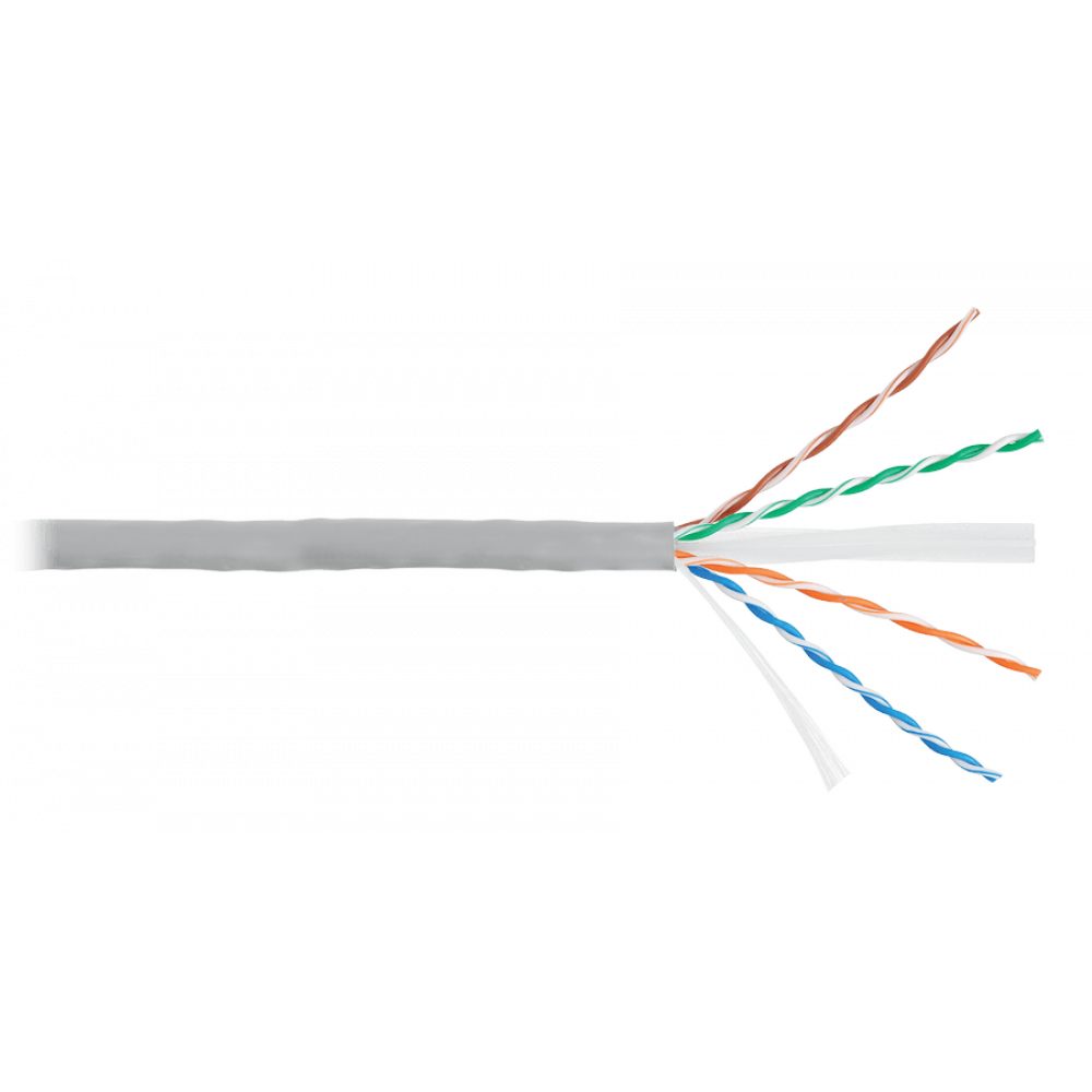 U/UTP 4pair, Cat6, Solid, In, PVC (NMC 4140A-GY). Кабель «витая пара» (LAN) для структурированных систем связи. NIKOMAX