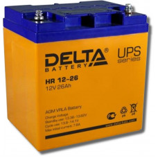 Delta HR 12-26. Аккумулятор герметичный свинцово-кислотный. Delta