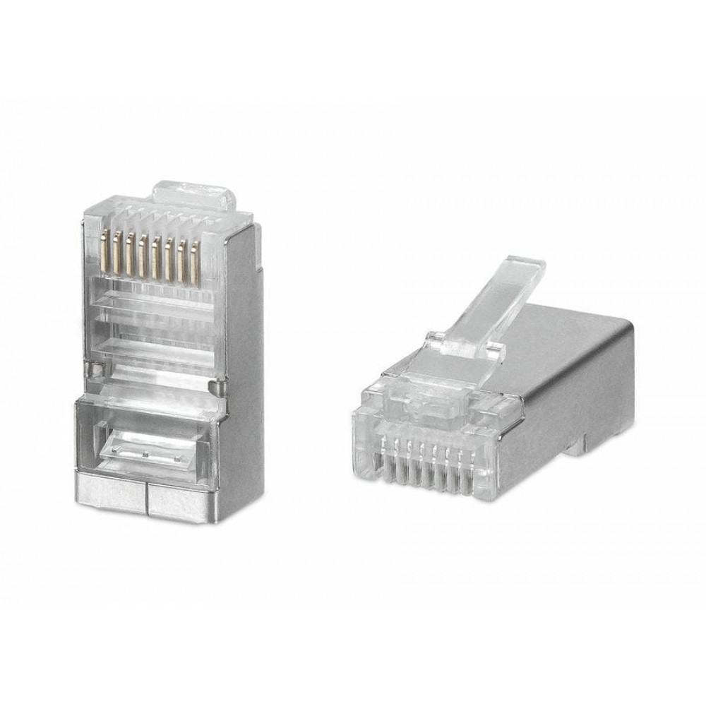 8P8C-SH-C6 (100 шт) (7245c). Разъем RJ-45. CABEUS