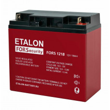 ETALON FORS 1218. Аккумулятор герметичный свинцово-кислотный. ETALON ETALON FORS 1218. Аккумулятор герметичный свинцово-кислотный. ETALON