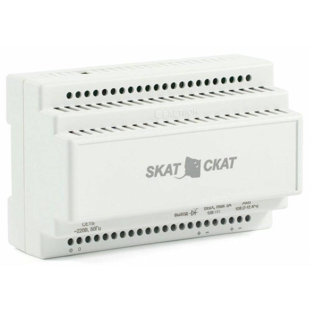 SKAT-24-2,0-DIN (585). Источник вторичного электропитания резервированный. Бастион