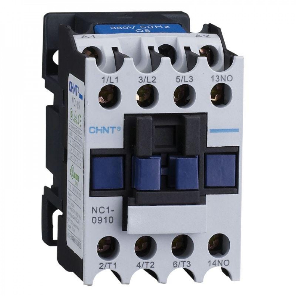 Контактор NC1-0910 9А кат. 230В AC 1НО AC-3 CHINT (221033). Контактор. CHINT